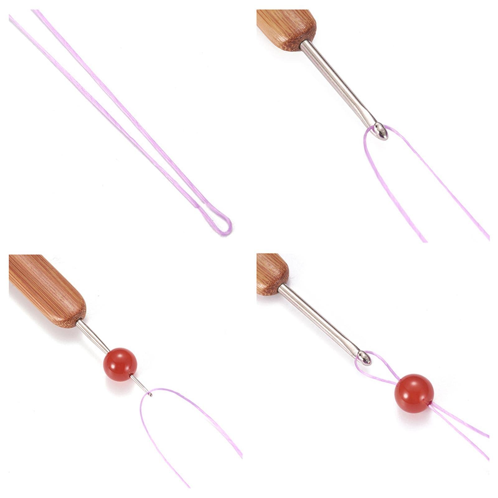 Amazon | Gxdqxxd 2x 0.8mm 60M スレッド ストレッチ カラー ビーズ